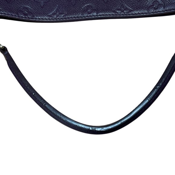 LOUIS VUITTON Metis Hobo Empreinte Leather Tote Shoulder Aubergine Purple LV Bag - Picture 10 of 16